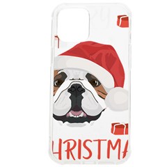 English Bulldog T- Shirt English Bulldog Merry Christmas T- Shirt (4) Iphone 12 Pro Max Tpu Uv Print Case by ZUXUMI