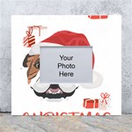 English Bulldog T- Shirt English Bulldog Merry Christmas T- Shirt (4) White Wall Photo Frame 5  x 7  Front