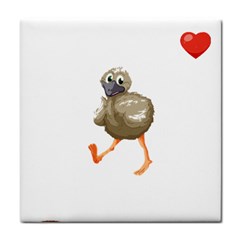 Ostrich T-shirtsteal Your Heart Ostrich 36 T-shirt Tile Coaster by EnriqueJohnson