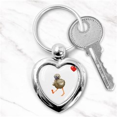 Ostrich T-shirtsteal Your Heart Ostrich 36 T-shirt Key Chain (heart) by EnriqueJohnson