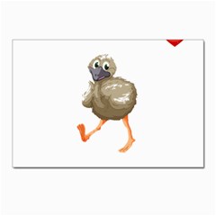 Ostrich T-shirtsteal Your Heart Ostrich 36 T-shirt Postcard 4 x 6  (pkg Of 10) by EnriqueJohnson