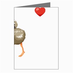 Ostrich T-shirtsteal Your Heart Ostrich 36 T-shirt Greeting Card by EnriqueJohnson