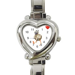 Ostrich T-shirtsteal Your Heart Ostrich 36 T-shirt Heart Italian Charm Watch by EnriqueJohnson