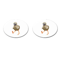 Ostrich T-shirtsteal Your Heart Ostrich 36 T-shirt Cufflinks (oval) by EnriqueJohnson