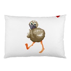 Ostrich T-shirtsteal Your Heart Ostrich 36 T-shirt Pillow Case by EnriqueJohnson