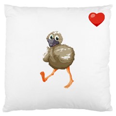 Ostrich T-shirtsteal Your Heart Ostrich 36 T-shirt Large Premium Plush Fleece Cushion Case (two Sides) by EnriqueJohnson