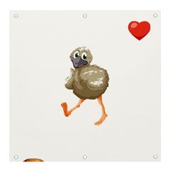 Ostrich T-shirtsteal Your Heart Ostrich 36 T-shirt Banner And Sign 4  X 4  by EnriqueJohnson