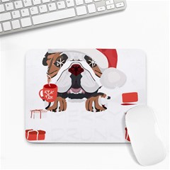 English Bulldog T- Shirt English Bulldog Merry Christmas T- Shirt (8) Small Mousepad by ZUXUMI