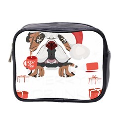 English Bulldog T- Shirt English Bulldog Merry Christmas T- Shirt (8) Mini Toiletries Bag (two Sides) by ZUXUMI