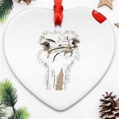 Ostrich T-shirtsteal Your Heart Ostrich 44 T-shirt Ornament (heart) by EnriqueJohnson