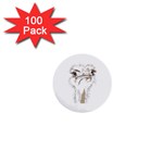 Ostrich T-shirtsteal Your Heart Ostrich 44 T-shirt 1  Mini Buttons (100 pack)  Front