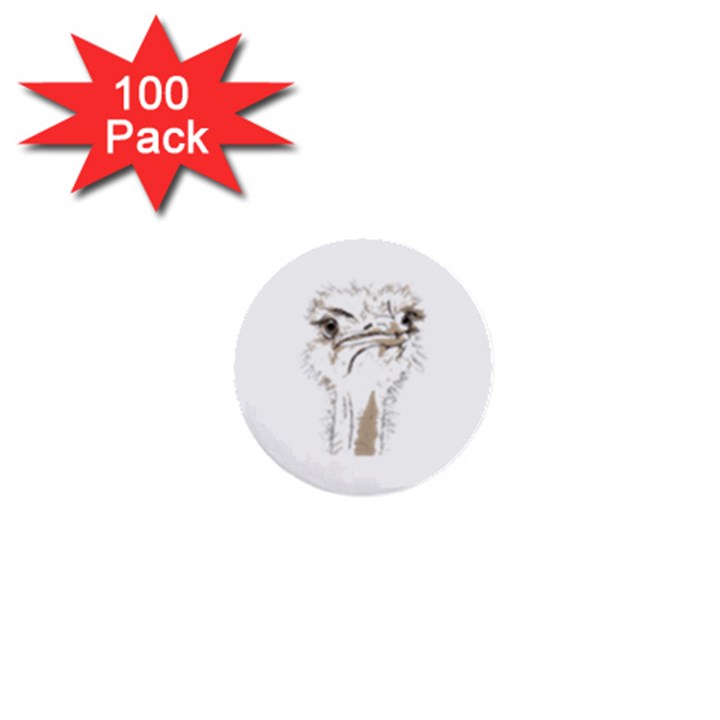 Ostrich T-shirtsteal Your Heart Ostrich 44 T-shirt 1  Mini Buttons (100 pack) 