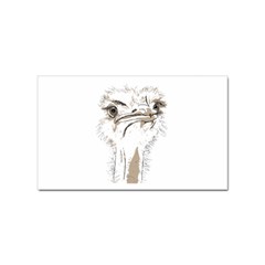 Ostrich T-shirtsteal Your Heart Ostrich 44 T-shirt Sticker (rectangular) by EnriqueJohnson