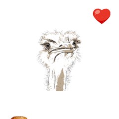 Ostrich T-shirtsteal Your Heart Ostrich 44 T-shirt Play Mat (rectangle) by EnriqueJohnson