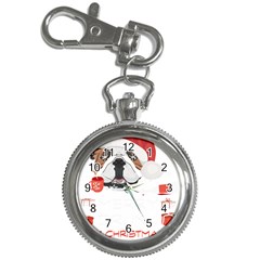 English Bulldog T- Shirt English Bulldog Merry Christmas T- Shirt Key Chain Watches by ZUXUMI