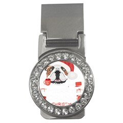 English Bulldog T- Shirt English Bulldog Merry Christmas T- Shirt Money Clips (cz)  by ZUXUMI