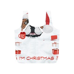 English Bulldog T- Shirt English Bulldog Merry Christmas T- Shirt Full Print Recycle Bag (s) by ZUXUMI