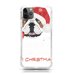 English Bulldog T- Shirt English Bulldog Merry Christmas T- Shirt Iphone 11 Pro Max 6 5 Inch Tpu Uv Print Case by ZUXUMI