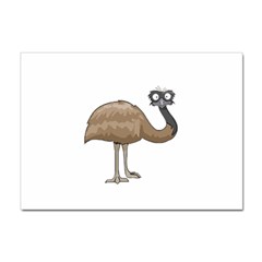 Ostrich T-shirtwhite Look Calm Ostrich 23 T-shirt (1) Sticker A4 (100 Pack) by EnriqueJohnson