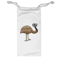 Ostrich T-shirtwhite Look Calm Ostrich 23 T-shirt (1) Jewelry Bag by EnriqueJohnson