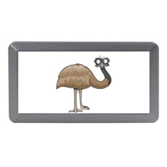 Ostrich T-shirtwhite Look Calm Ostrich 23 T-shirt (1) Memory Card Reader (mini) by EnriqueJohnson