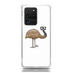 Ostrich T-shirtwhite Look Calm Ostrich 23 T-shirt (1) Samsung Galaxy S20 Ultra 6 9 Inch Tpu Uv Case by EnriqueJohnson