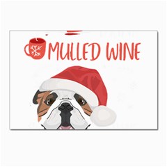 English Bulldog T- Shirt English Bulldog Mulled Wine Christmas T- Shirt Postcards 5  X 7  (pkg Of 10) by ZUXUMI