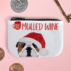 English Bulldog T- Shirt English Bulldog Mulled Wine Christmas T- Shirt Mini Coin Purse by ZUXUMI