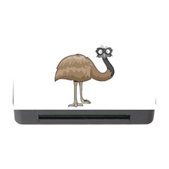 Ostrich T-shirtwhite Look Calm Ostrich 23 T-shirt Memory Card Reader With Cf by EnriqueJohnson