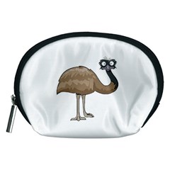 Ostrich T-shirtwhite Look Calm Ostrich 23 T-shirt Accessory Pouch (medium) by EnriqueJohnson