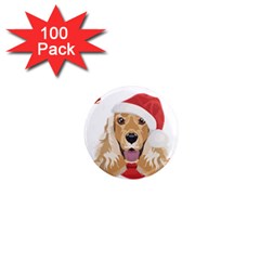 English Cocker Spaniel T- Shirt English Cocker Spaniel Merry Christmas T- Shirt (1) 1  Mini Magnets (100 Pack)  by ZUXUMI