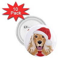 English Cocker Spaniel T- Shirt English Cocker Spaniel Merry Christmas T- Shirt (1) 1 75  Buttons (10 Pack)