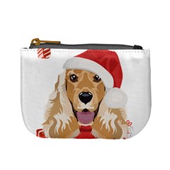 English Cocker Spaniel T- Shirt English Cocker Spaniel Merry Christmas T- Shirt (1) Mini Coin Purse by ZUXUMI