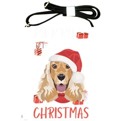 English Cocker Spaniel T- Shirt English Cocker Spaniel Merry Christmas T- Shirt (1) Shoulder Sling Bag by ZUXUMI