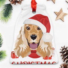 English Cocker Spaniel T- Shirt English Cocker Spaniel Merry Christmas T- Shirt (1) Bell Ornament (two Sides)