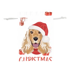 English Cocker Spaniel T- Shirt English Cocker Spaniel Merry Christmas T- Shirt (1) Lightweight Drawstring Pouch (m) by ZUXUMI