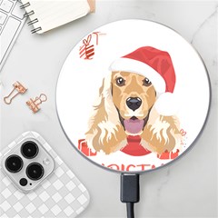 English Cocker Spaniel T- Shirt English Cocker Spaniel Merry Christmas T- Shirt (1) Wireless Fast Charger(white) by ZUXUMI