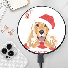 English Cocker Spaniel T- Shirt English Cocker Spaniel Merry Christmas T- Shirt (1) Wireless Fast Charger(black) by ZUXUMI