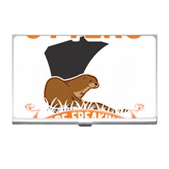 Otter T-shirtbecause Otters Are Freaking Awesome Sea   Otter T-shirt Business Card Holder by EnriqueJohnson