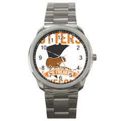 Otter T-shirtbecause Otters Are Freaking Awesome Sea   Otter T-shirt Sport Metal Watch by EnriqueJohnson