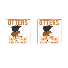 Otter T-shirtbecause Otters Are Freaking Awesome Sea   Otter T-shirt Cufflinks (square) by EnriqueJohnson