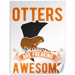 Otter T-shirtbecause Otters Are Freaking Awesome Sea   Otter T-shirt Canvas 36  x 48  35.26 x46.15  Canvas - 1