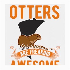 Otter T-shirtbecause Otters Are Freaking Awesome Sea   Otter T-shirt Medium Glasses Cloth by EnriqueJohnson