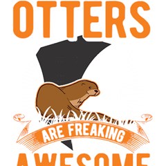 Otter T-shirtbecause Otters Are Freaking Awesome Sea   Otter T-shirt Play Mat (rectangle) by EnriqueJohnson