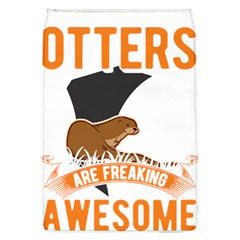 Otter T-shirtbecause Otters Are Freaking Awesome Sea   Otter T-shirt Removable Flap Cover (l) by EnriqueJohnson