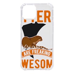 Otter T-shirtbecause Otters Are Freaking Awesome Sea   Otter T-shirt Iphone 14 Tpu Uv Print Case by EnriqueJohnson