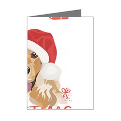 English Cocker Spaniel T- Shirt English Cocker Spaniel Merry Christmas T- Shirt (2) Mini Greeting Card by ZUXUMI