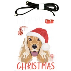 English Cocker Spaniel T- Shirt English Cocker Spaniel Merry Christmas T- Shirt (2) Shoulder Sling Bag by ZUXUMI