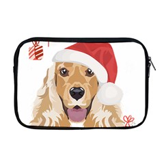 English Cocker Spaniel T- Shirt English Cocker Spaniel Merry Christmas T- Shirt (2) Apple Macbook Pro 17  Zipper Case by ZUXUMI