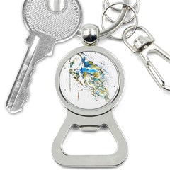 Owl Artwork T-shirtbarn Owl Reversed Colors T-shirt Bottle Opener Key Chain by EnriqueJohnson